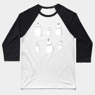 Cute Ghosts drawing Baseball T-Shirt